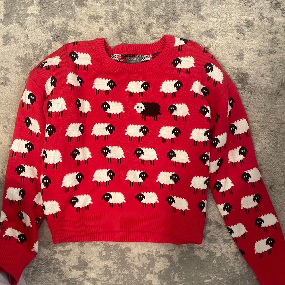 Princess Diana Black Sheep Sweater